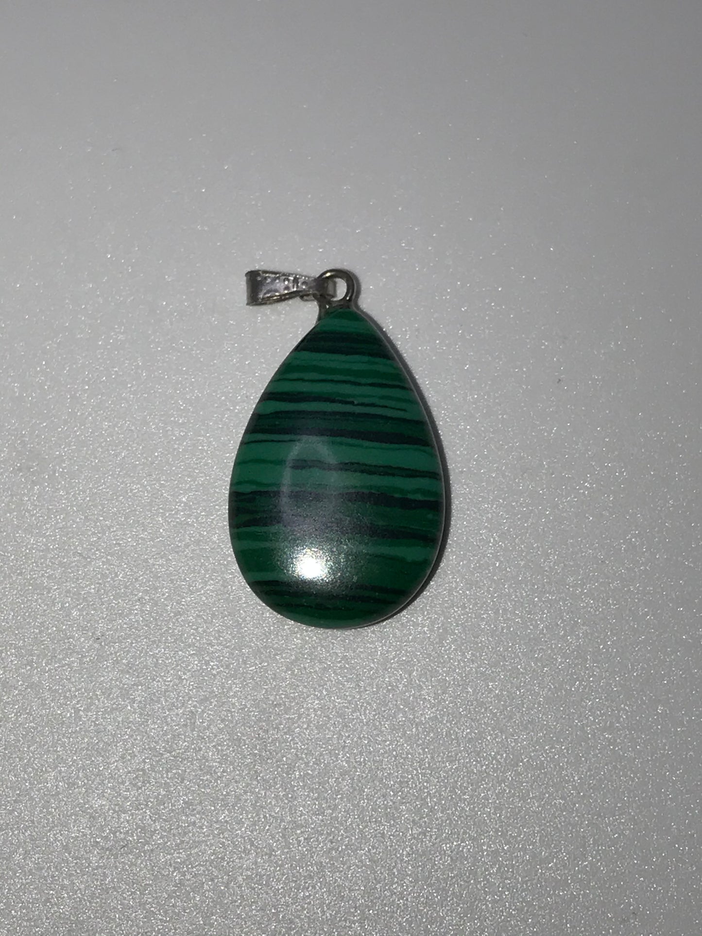 Teardrop Malachite Pendant