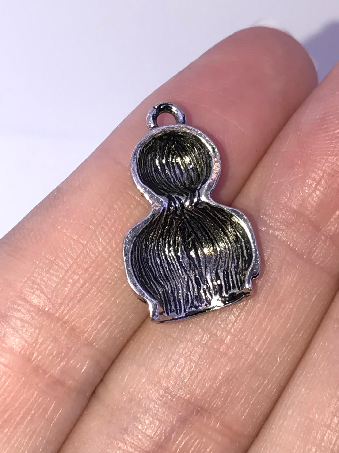 Cute Halloween Pewter Mummy Charm