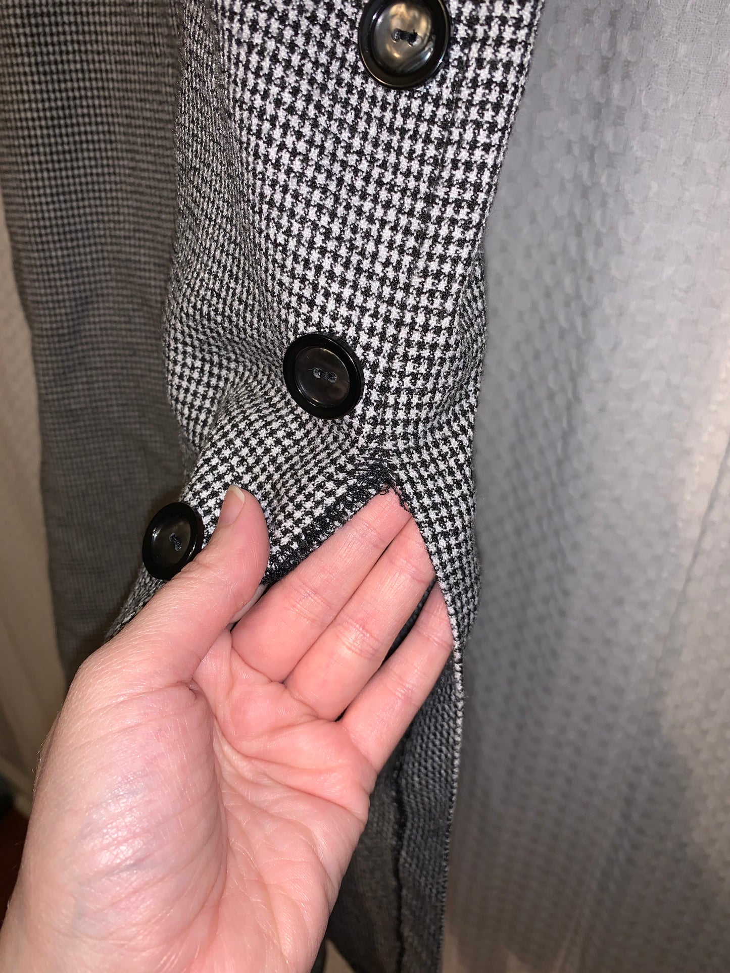 My Michelle Black and White Hounds Tooth Dress