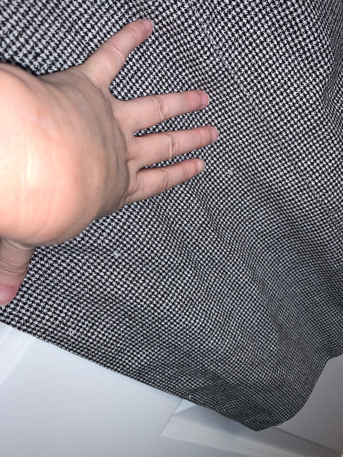 My Michelle Black and White Hounds Tooth Dress