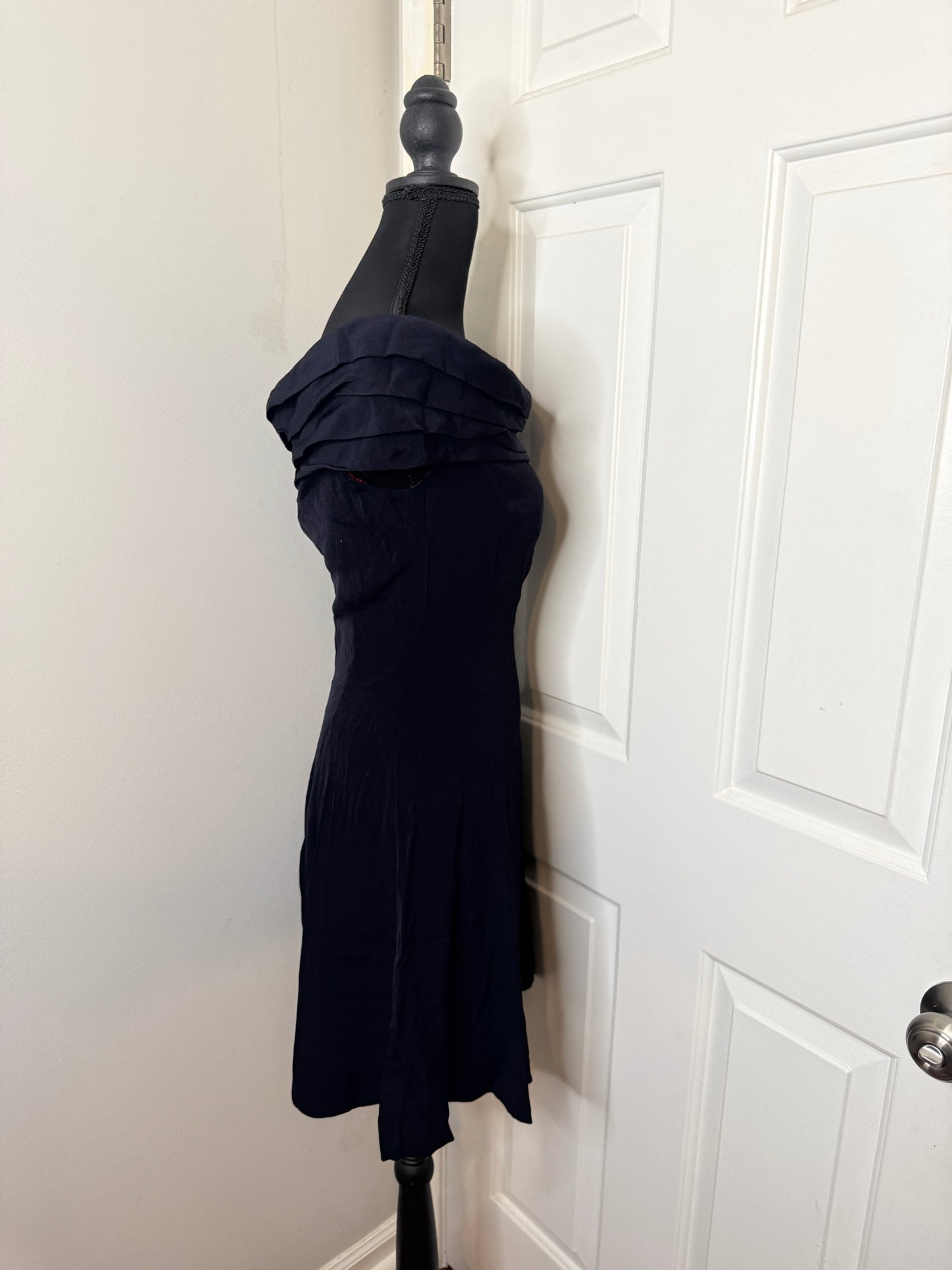 Navy Blue Formal Dress by Anne Taylor and Tahari, Size 4