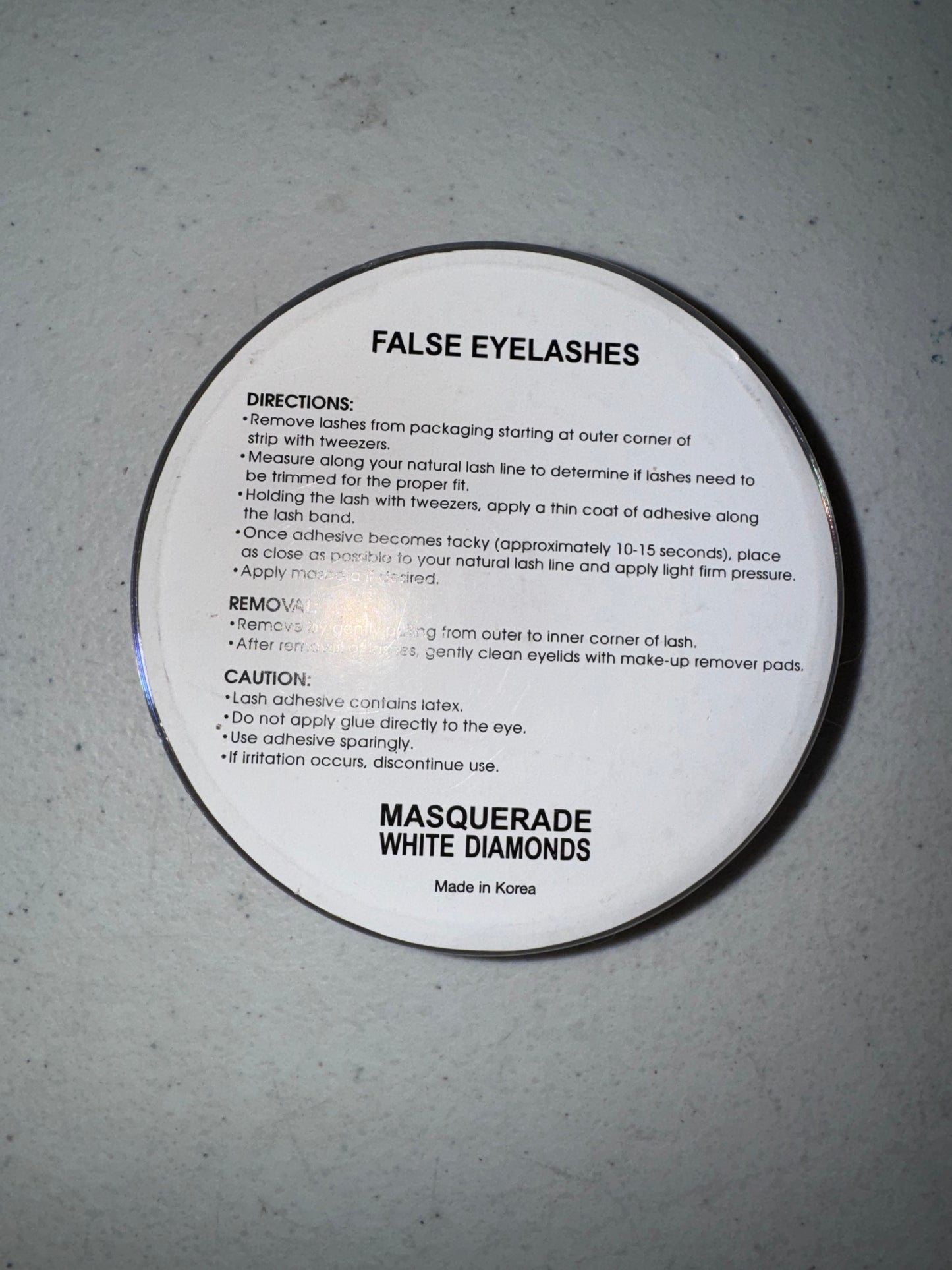 OSP Cosmetics Masquerade White Diamond Eye Lash Kit