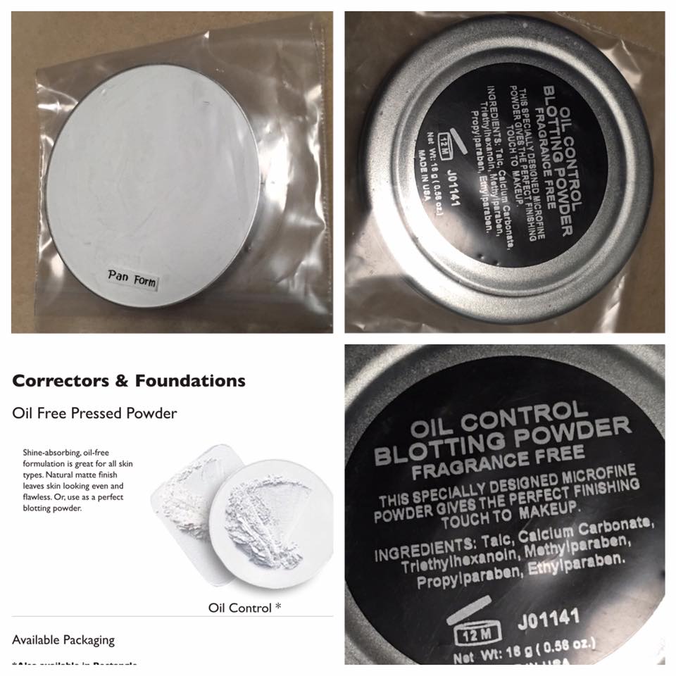 OSP Cosmetics Oil Control Pressed Powder