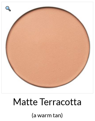 OSP Cosmetics Oil Free Pressed Powder in Matte Terracotta
