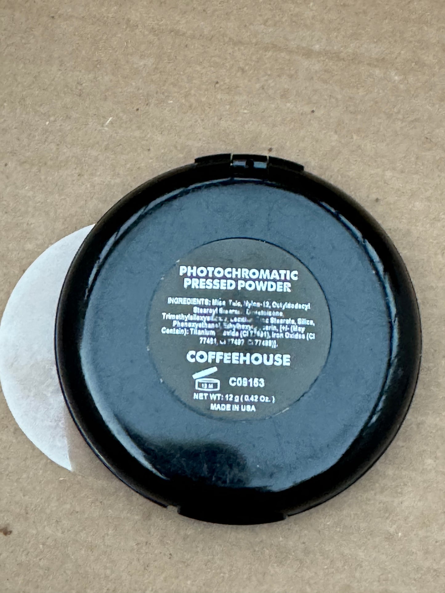 OSP Cosmetics Photochromatic Pressed Powder in Coffeehouse