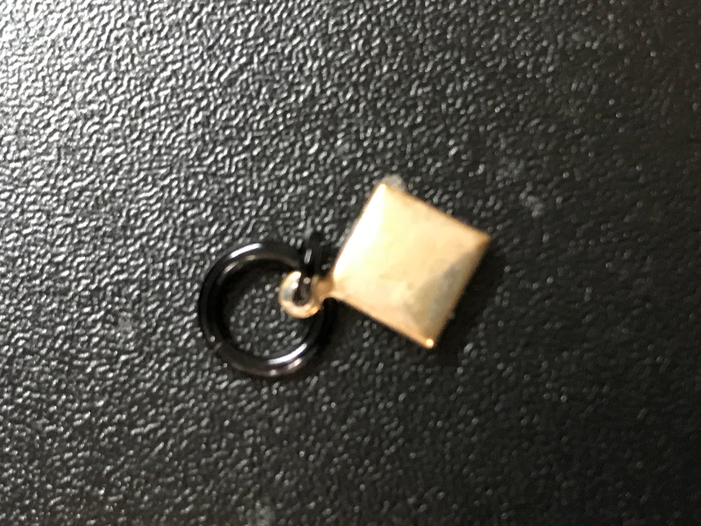 Obsidian Square Pendant