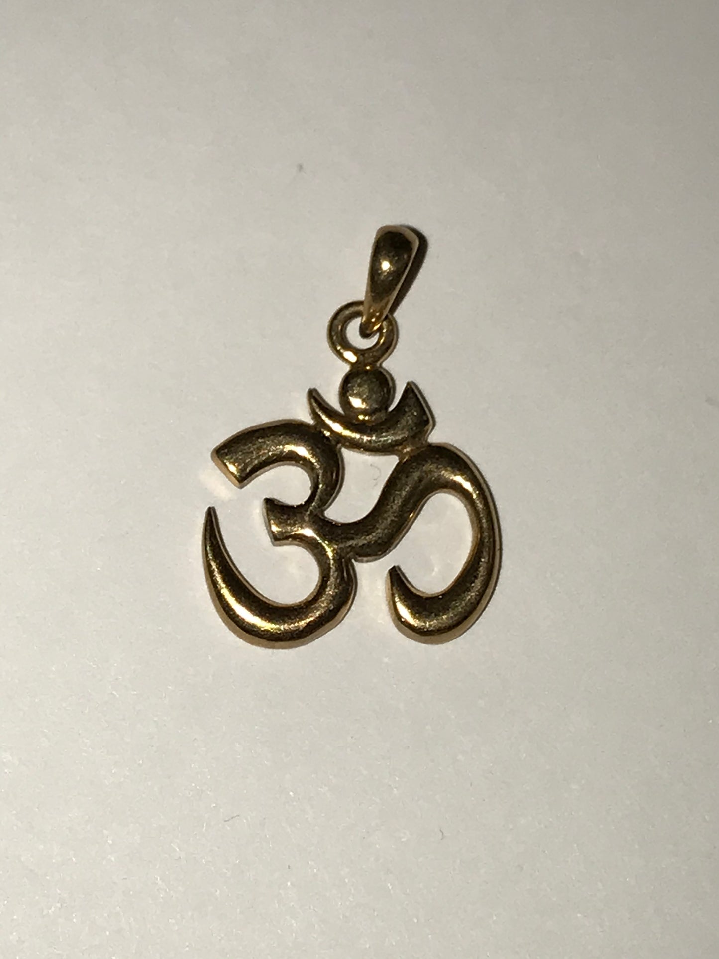 Gold Plated OHM Pendant