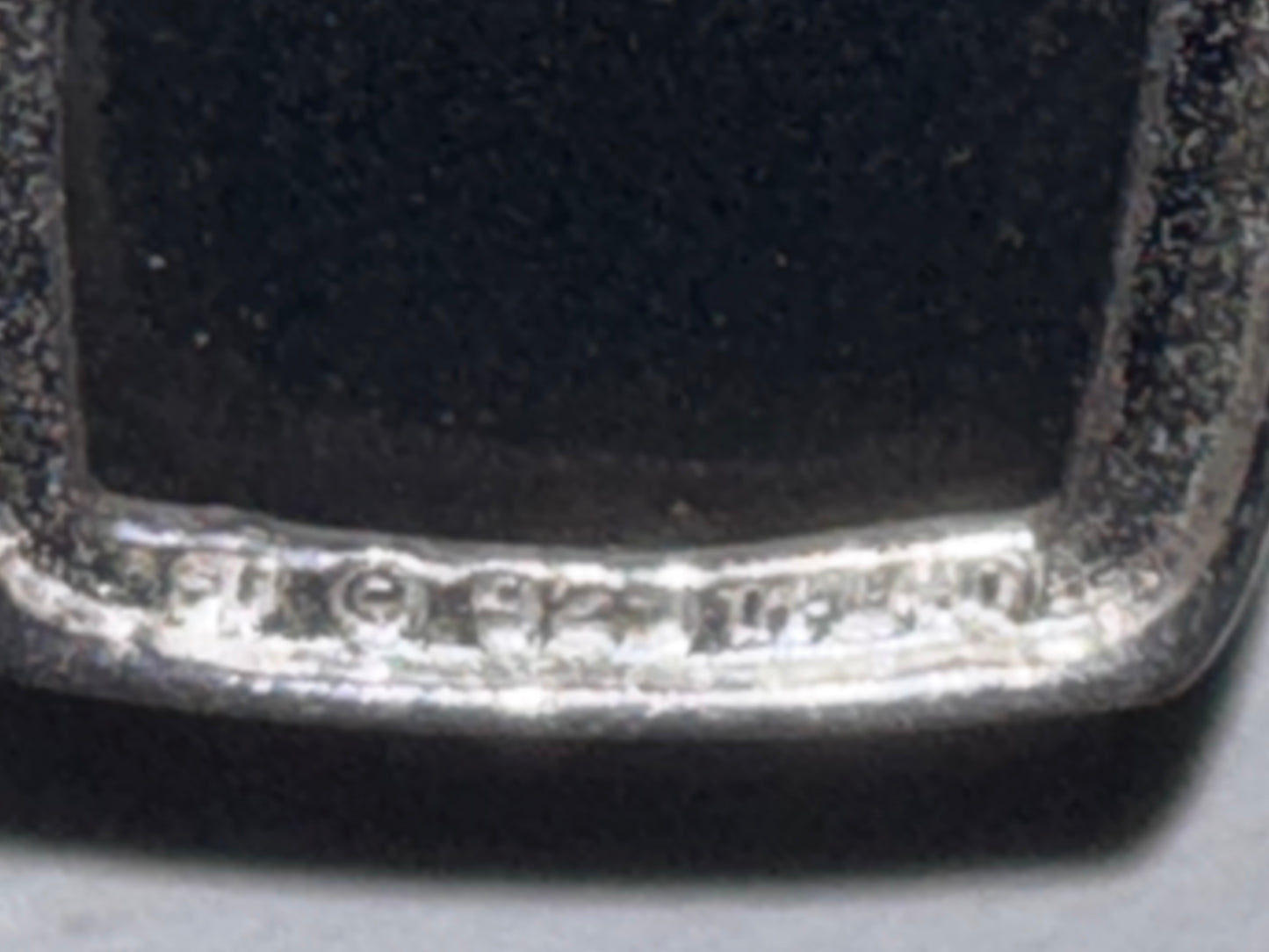 Sterling Silver And Onyx Square Pendant