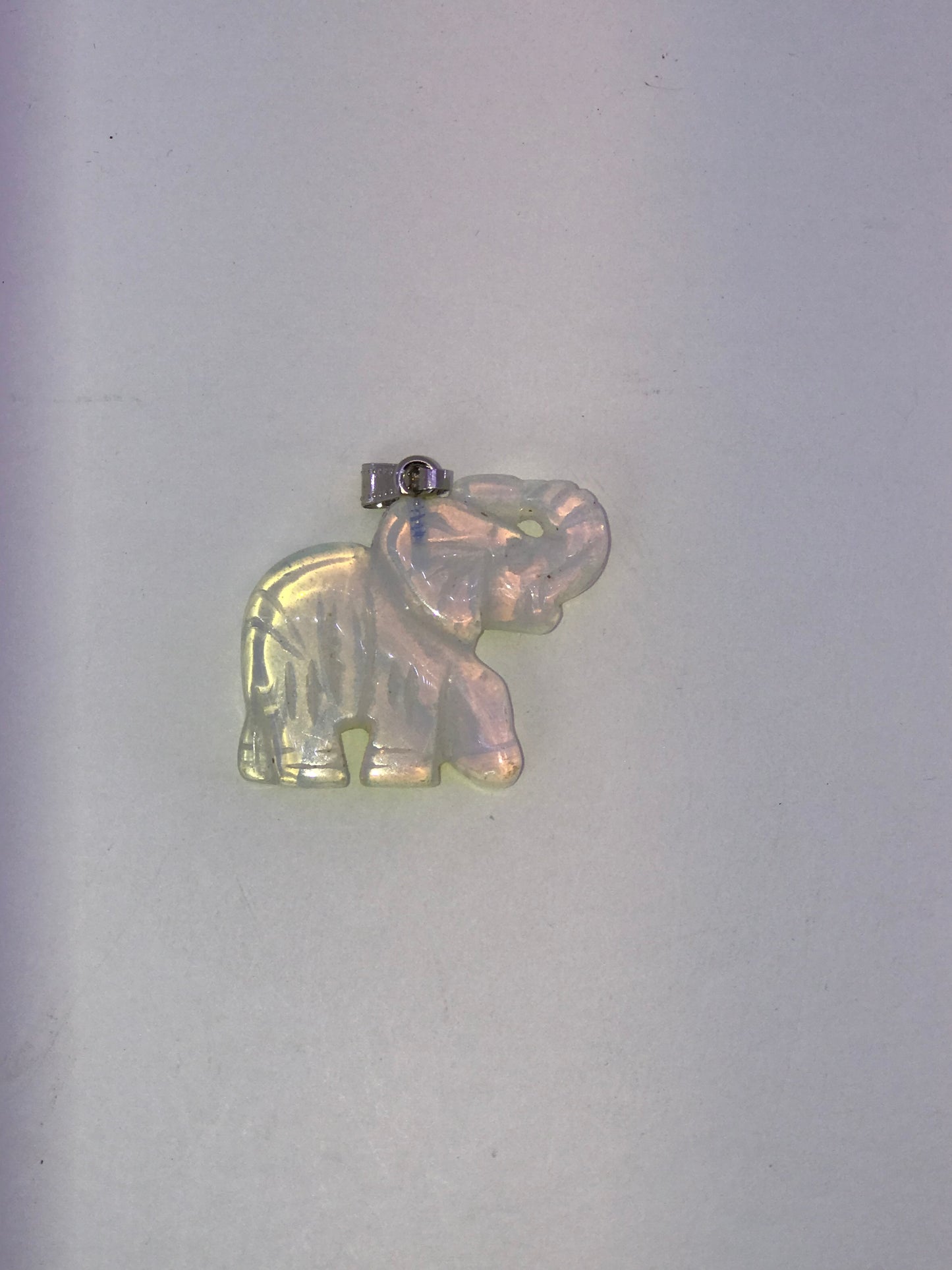 Opalite Elephant Pendant