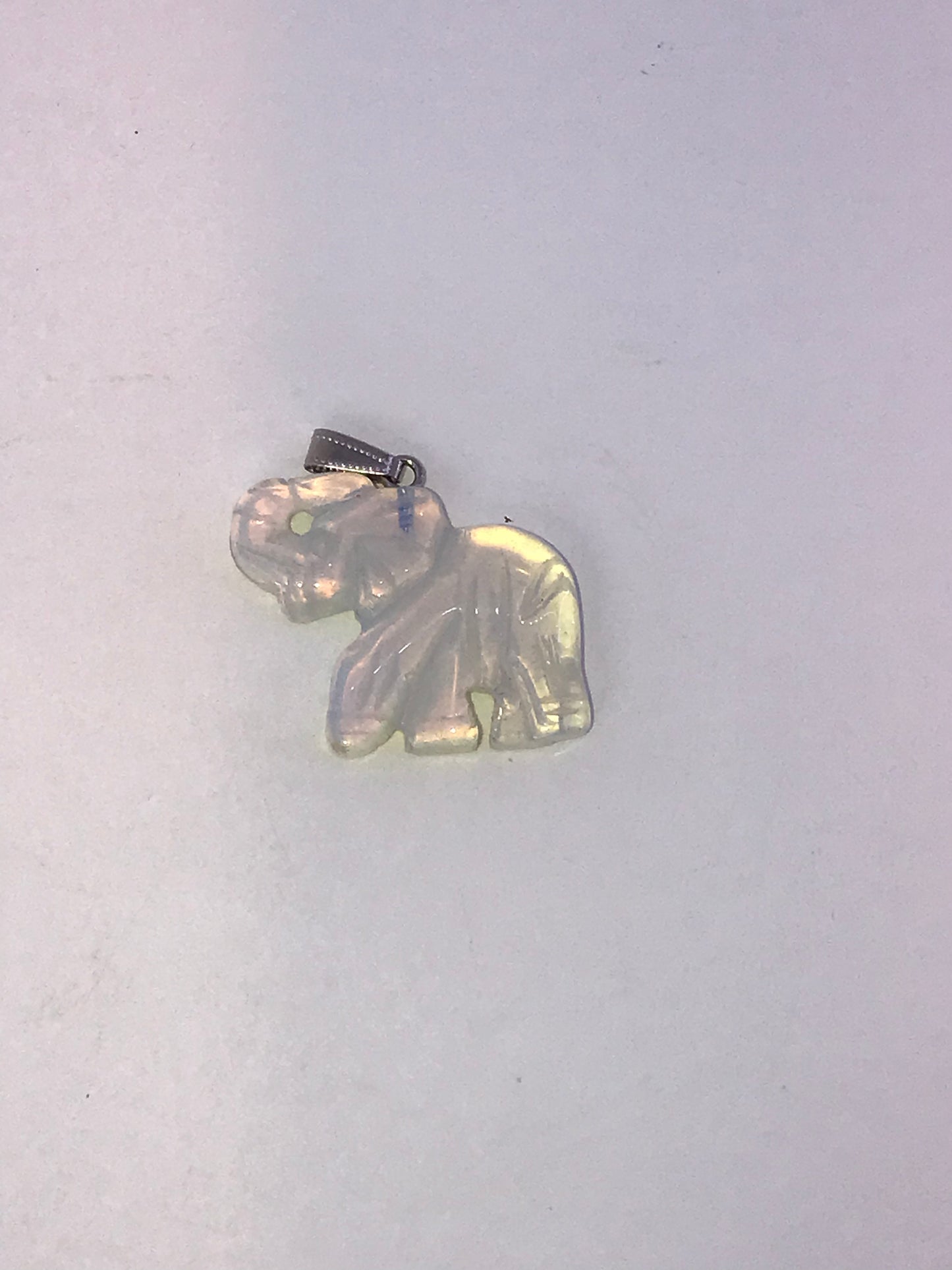 Opalite Elephant Pendant