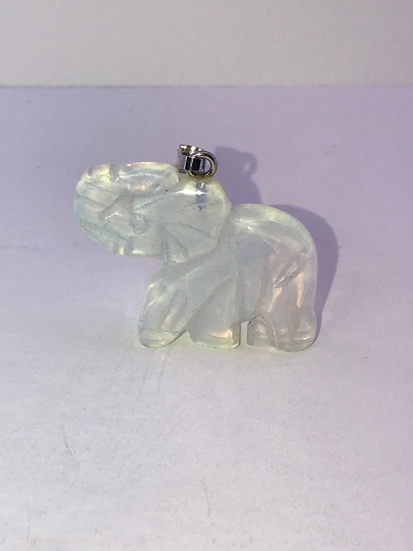 Opalite Elephant Pendant
