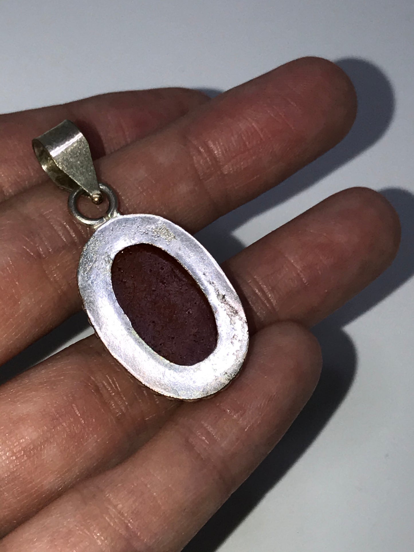 Orange Druzy Quarts Pendant