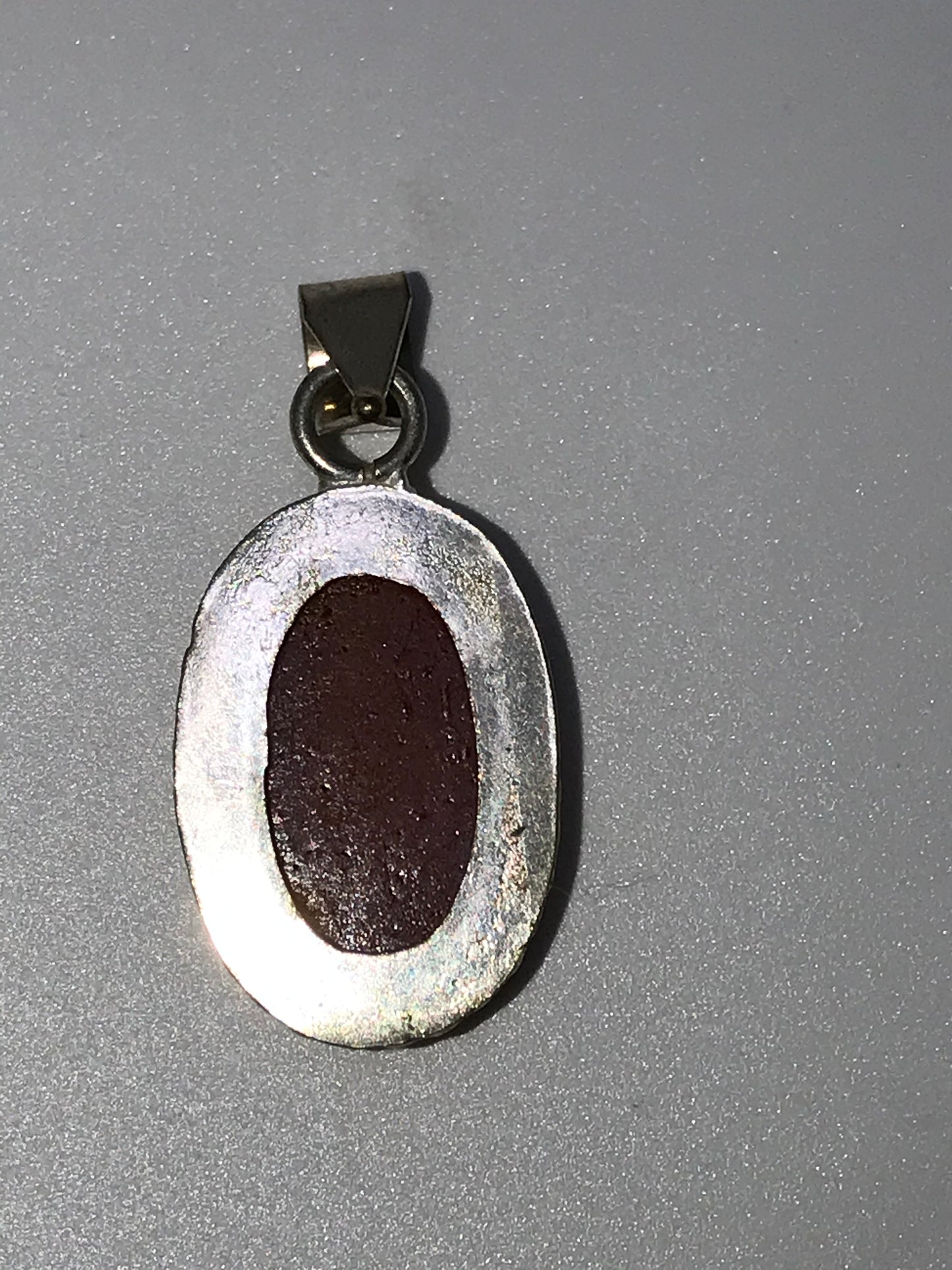 Orange Druzy Quarts Pendant