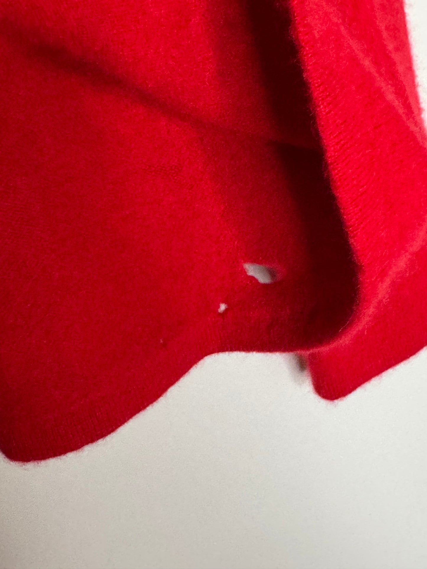 Red Cashmere Sweater by Pursuits, Size Medium