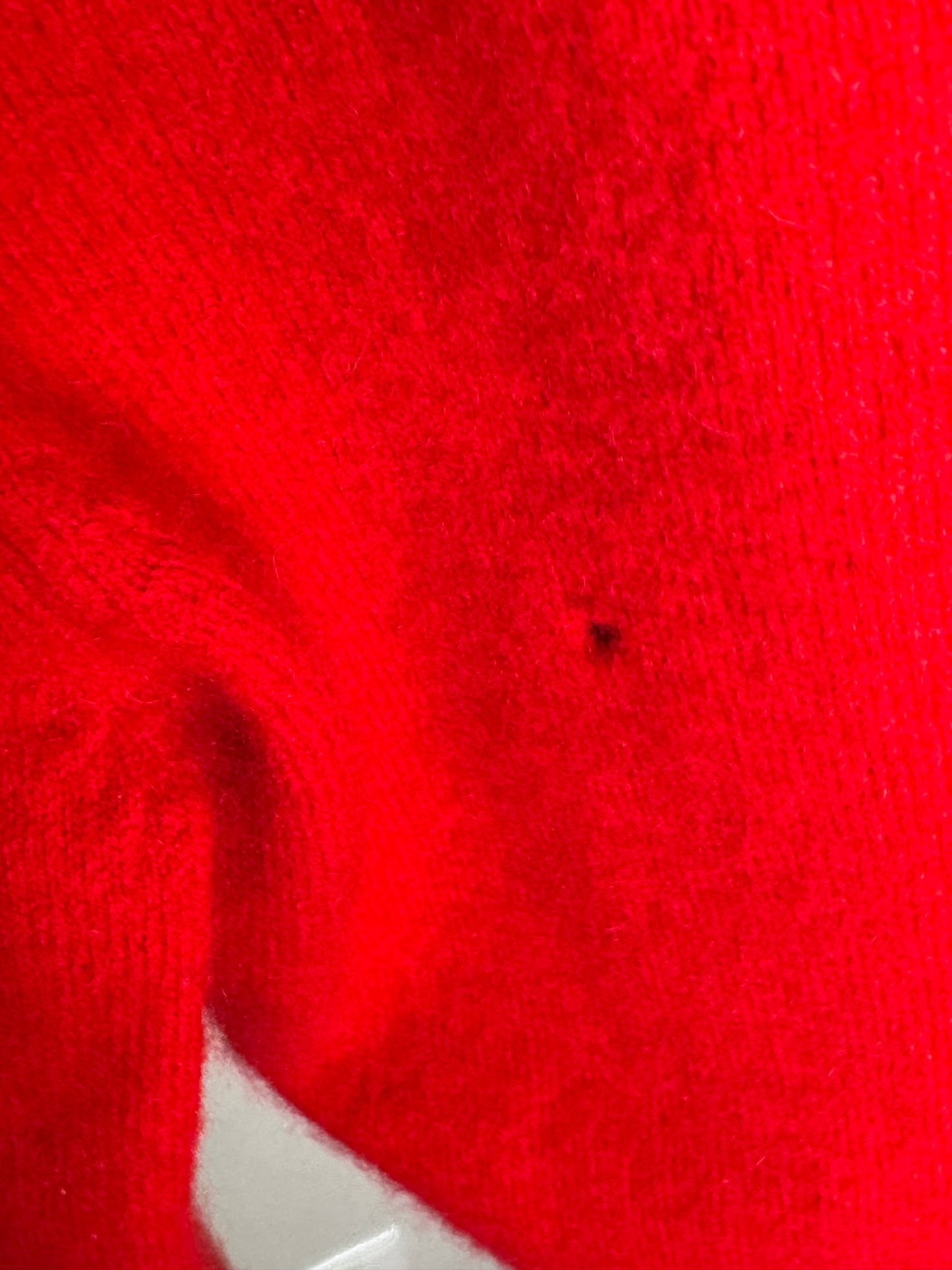 Red Cashmere Sweater by Pursuits, Size Medium