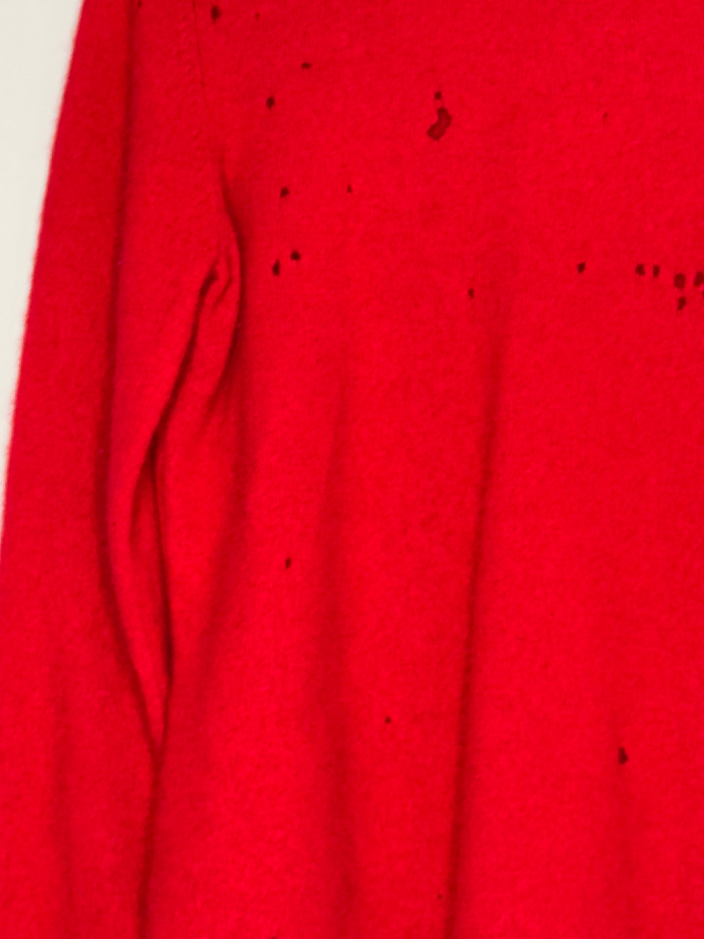 Red Cashmere Sweater by Pursuits, Size Medium