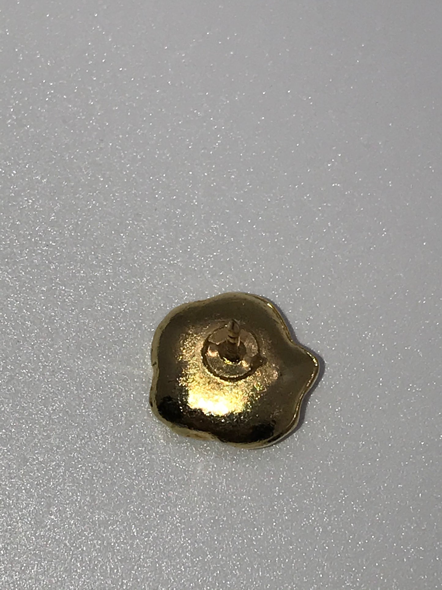 Gold and Red Flower Pin