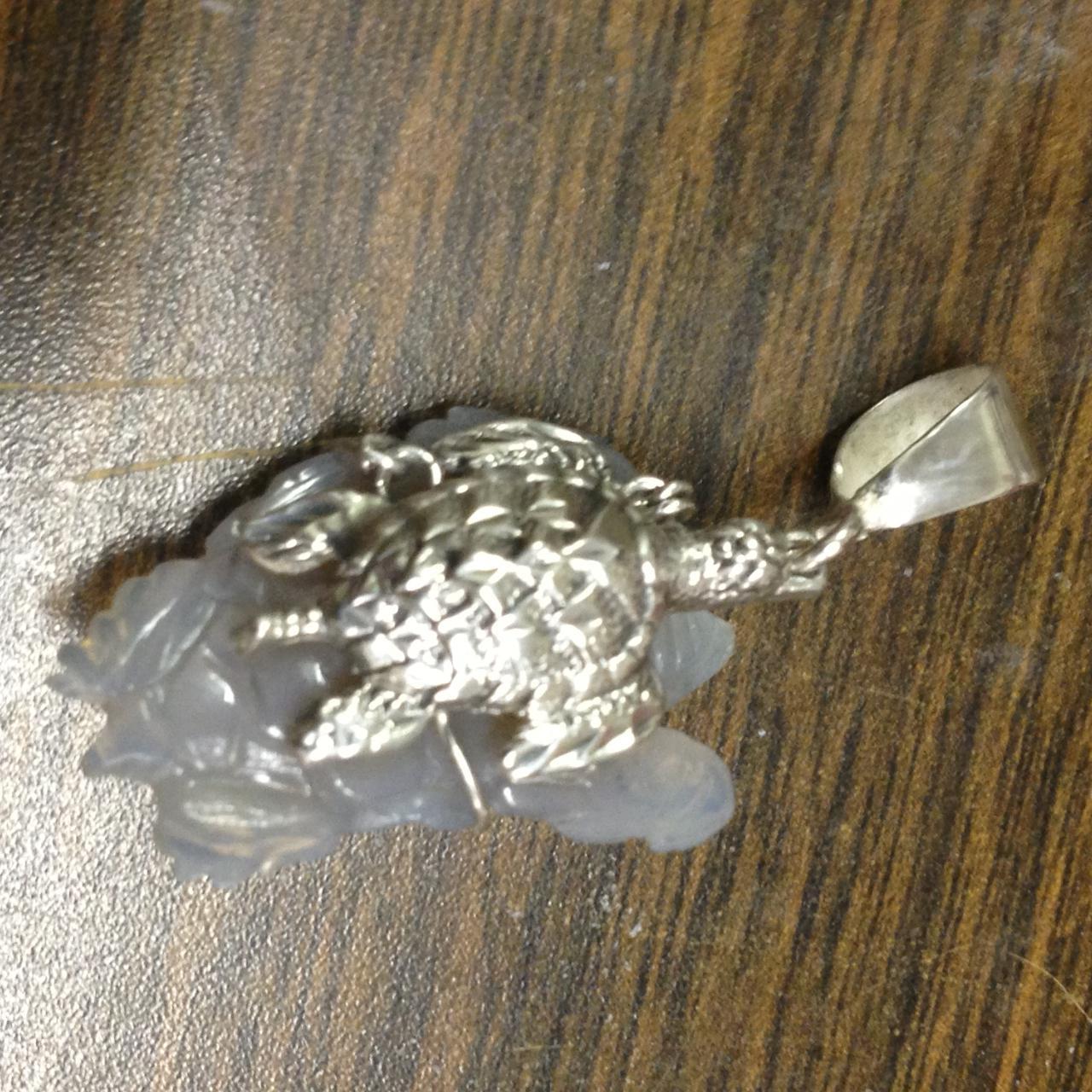 Sea Turtle Pendant in Sterling Silver