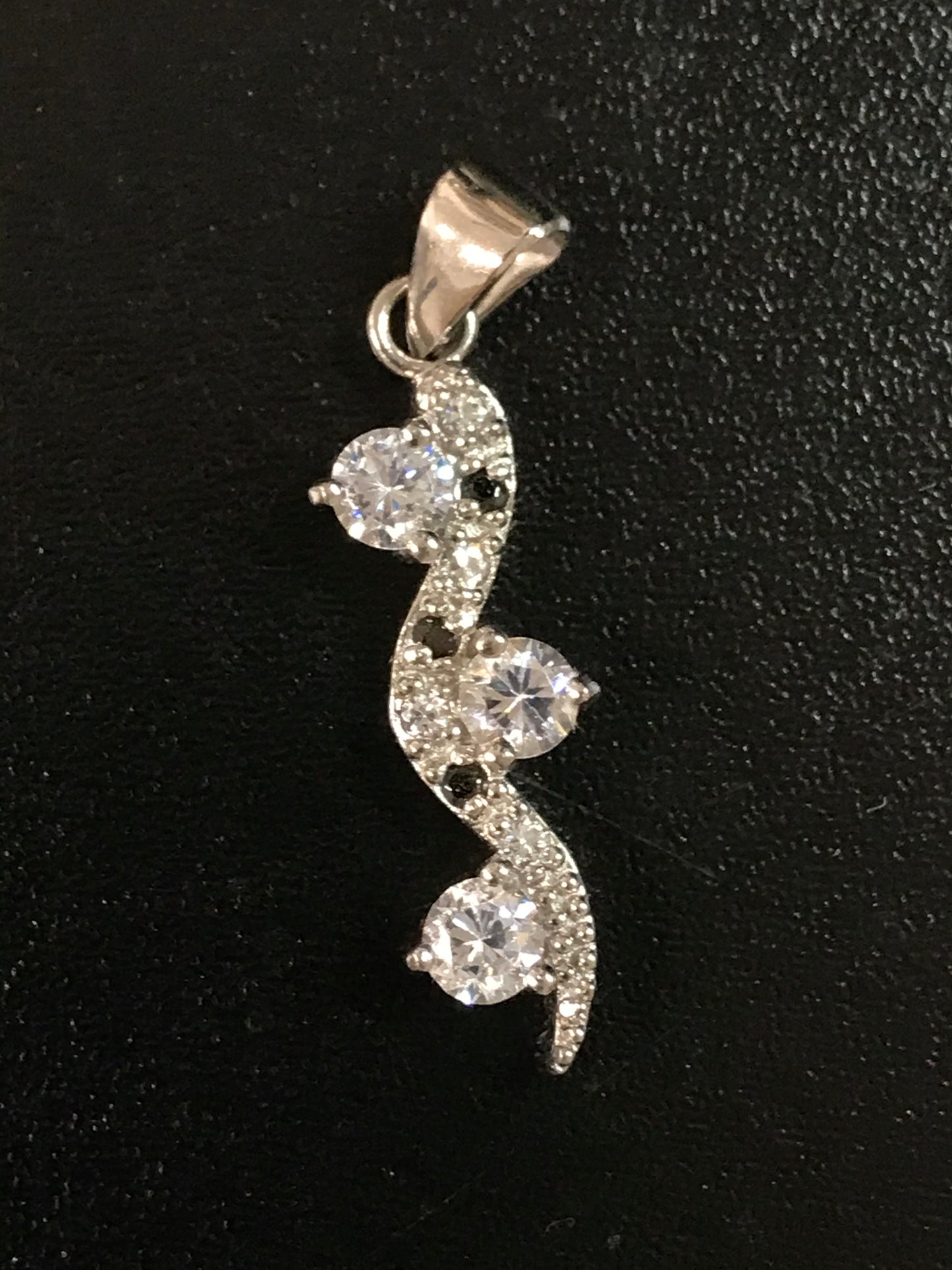 Topaz and Sapphire Silver Pendant