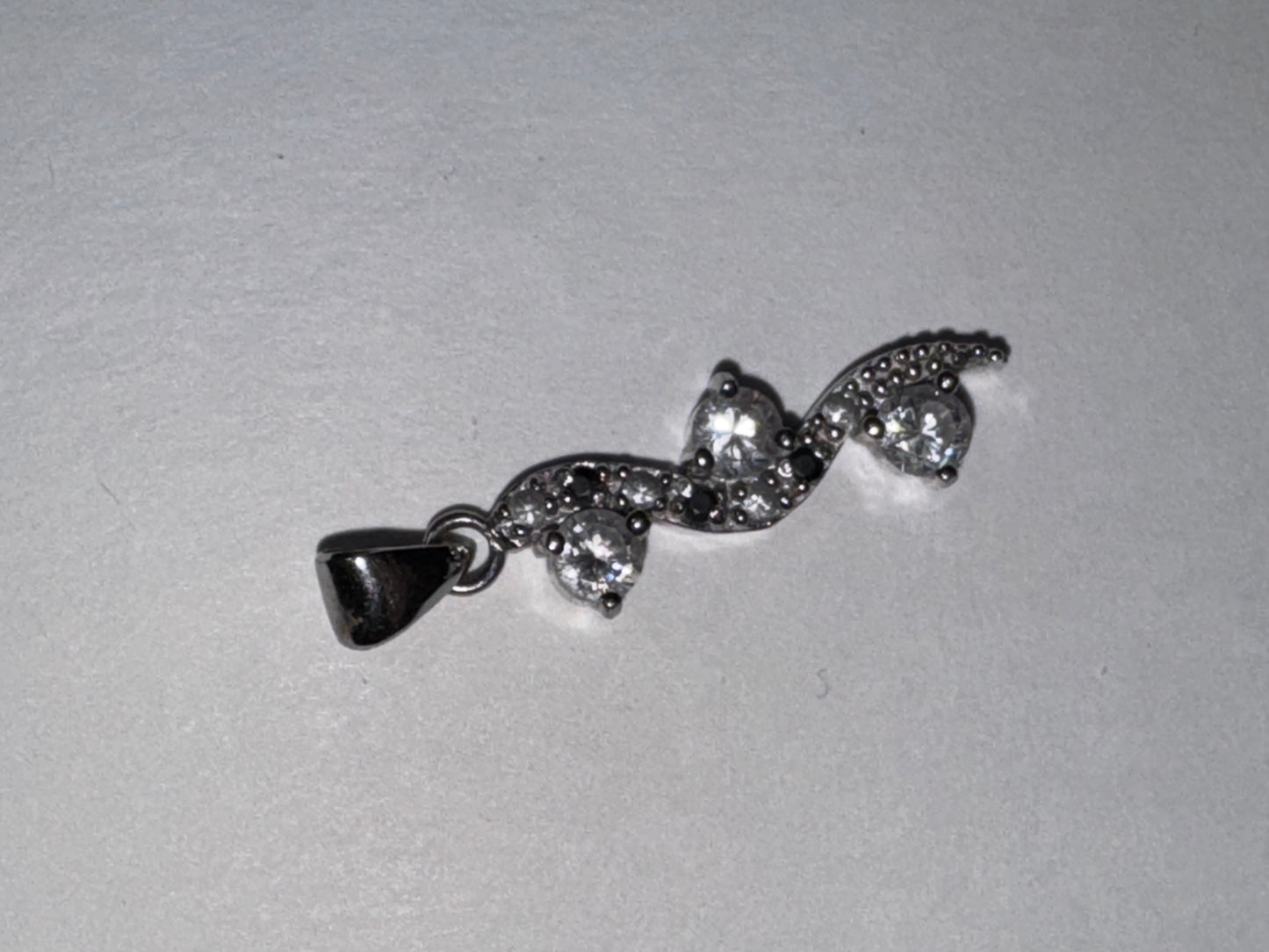 Topaz and Sapphire Silver Pendant