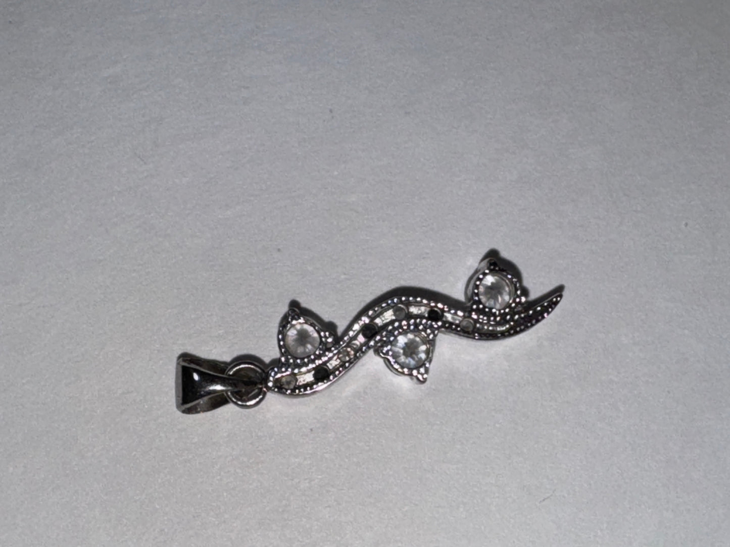 Topaz and Sapphire Silver Pendant