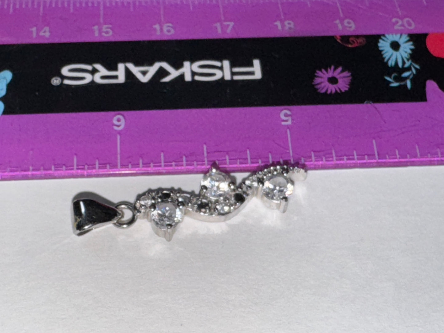 Topaz and Sapphire Silver Pendant