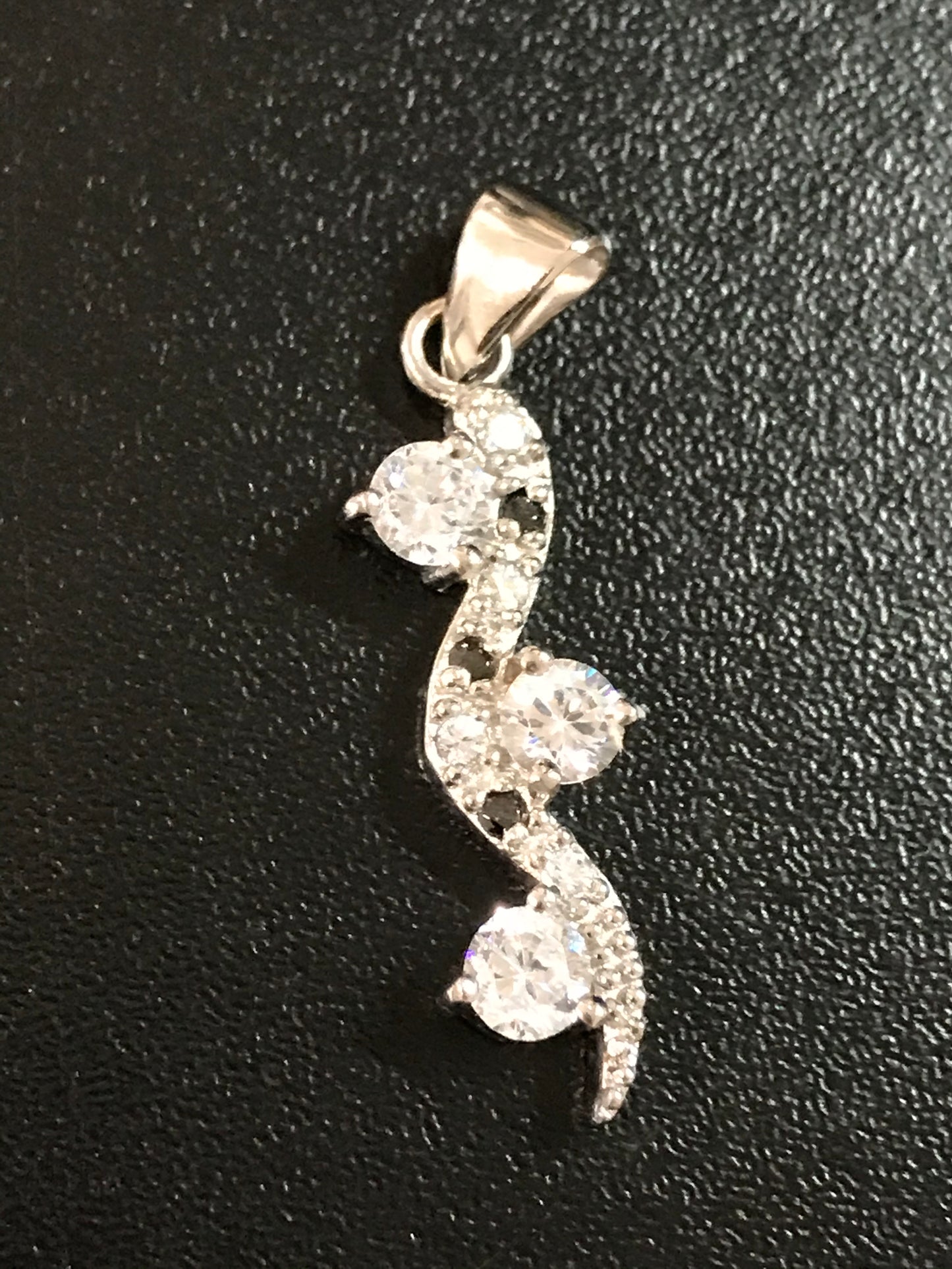 Topaz and Sapphire Silver Pendant