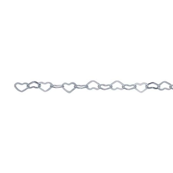 1.9mm Flat Heart Link Chain