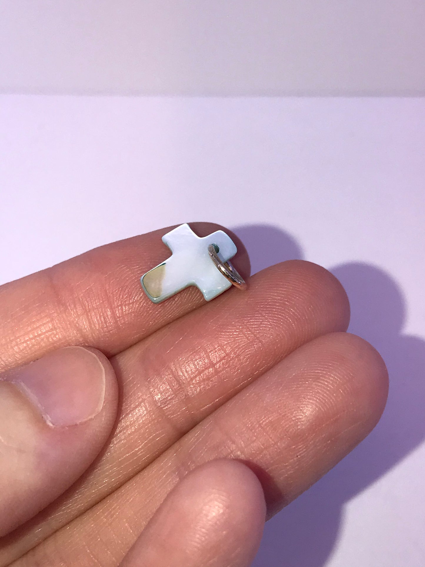 Small Shell Cross Charms