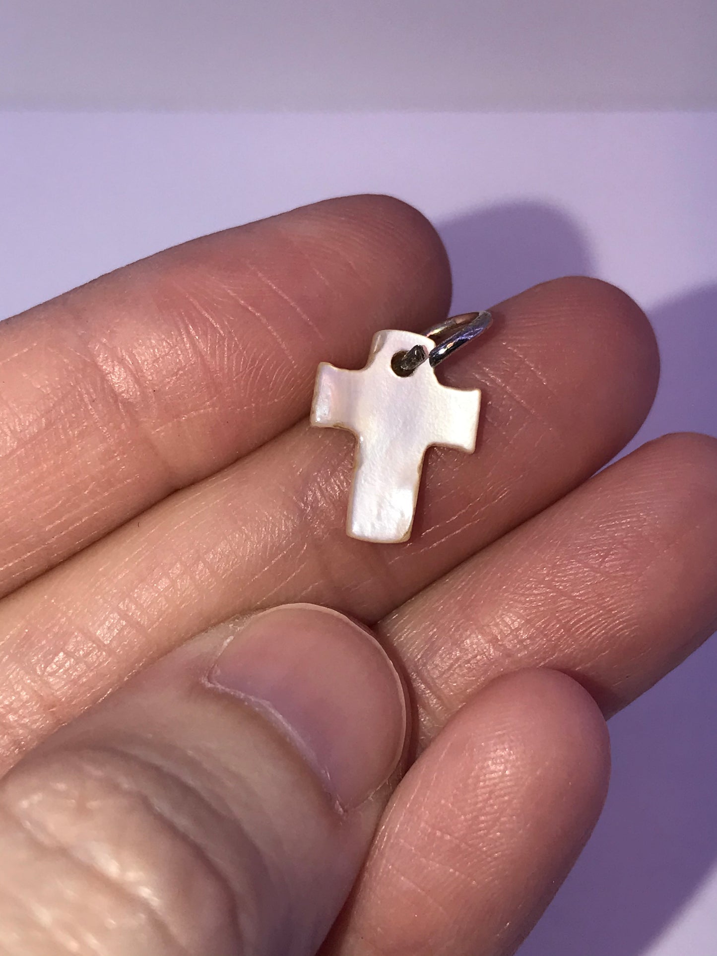 Small Shell Cross Charms
