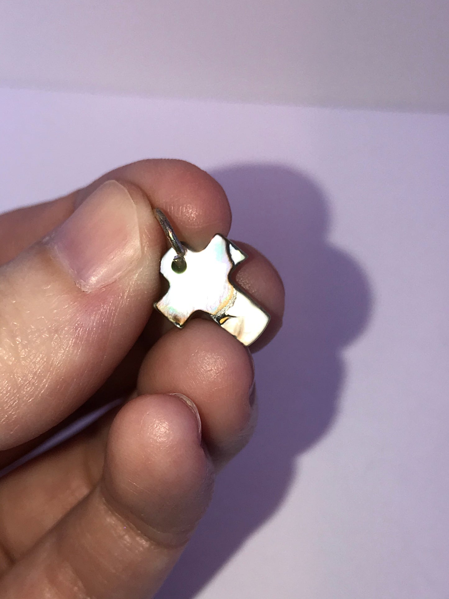 Small Shell Cross Charms