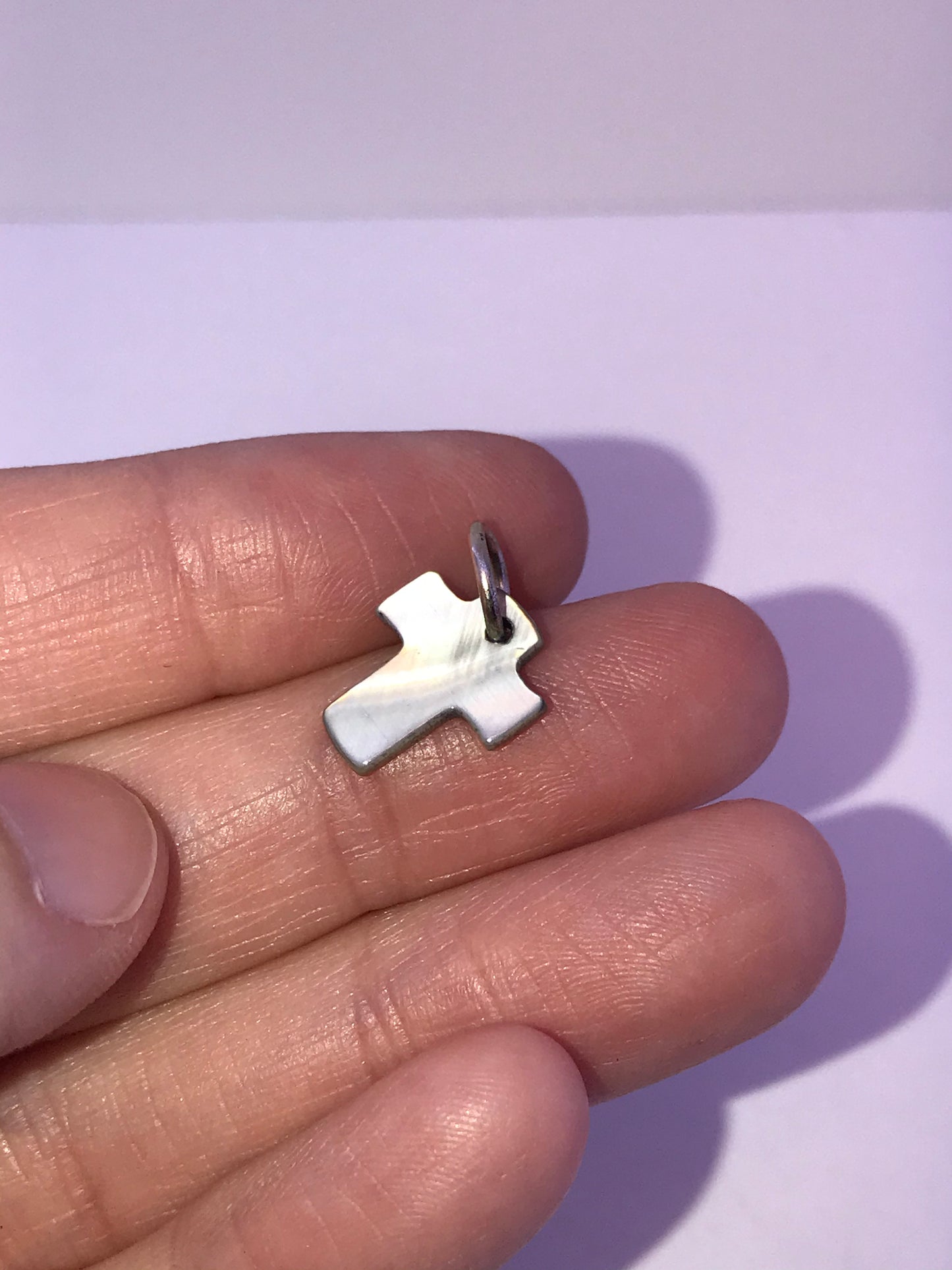 Small Shell Cross Charms