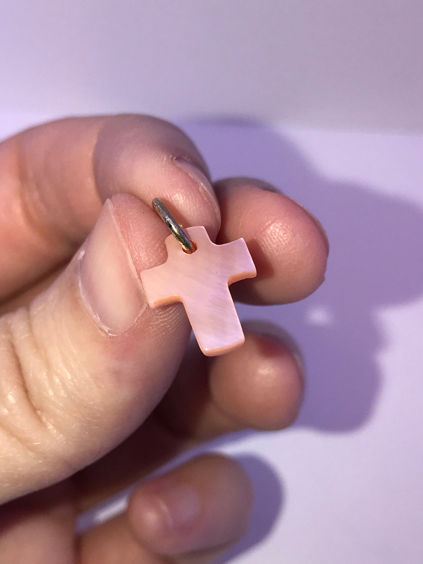 Small Shell Cross Charms