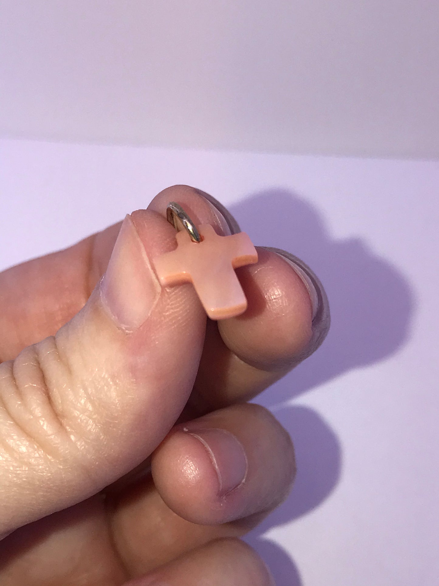 Small Shell Cross Charms