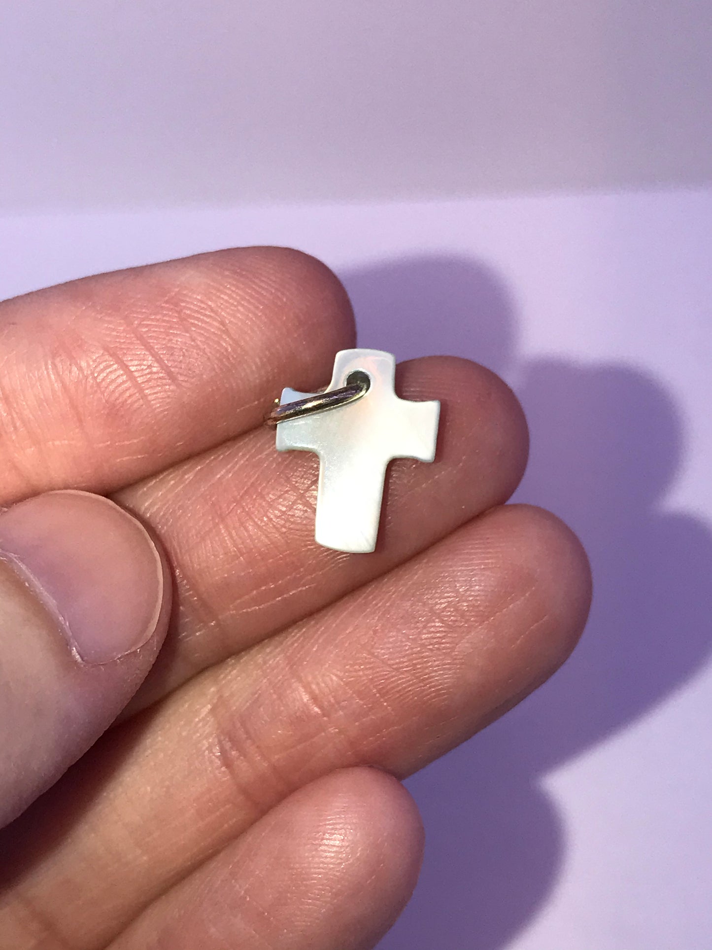 Small Shell Cross Charms