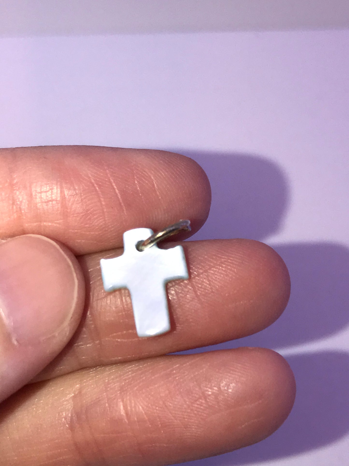 Small Shell Cross Charms