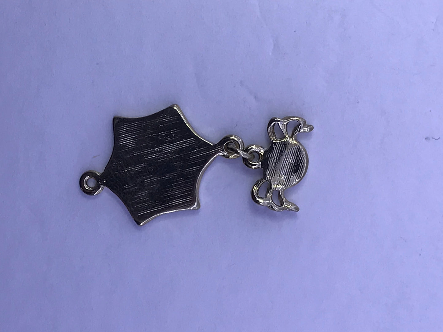 Silver Spider Web with Spider Dangle Pendant