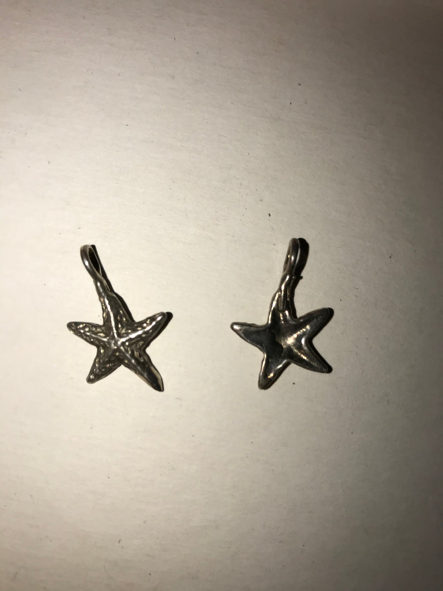 Small Silver Starfish Pendant