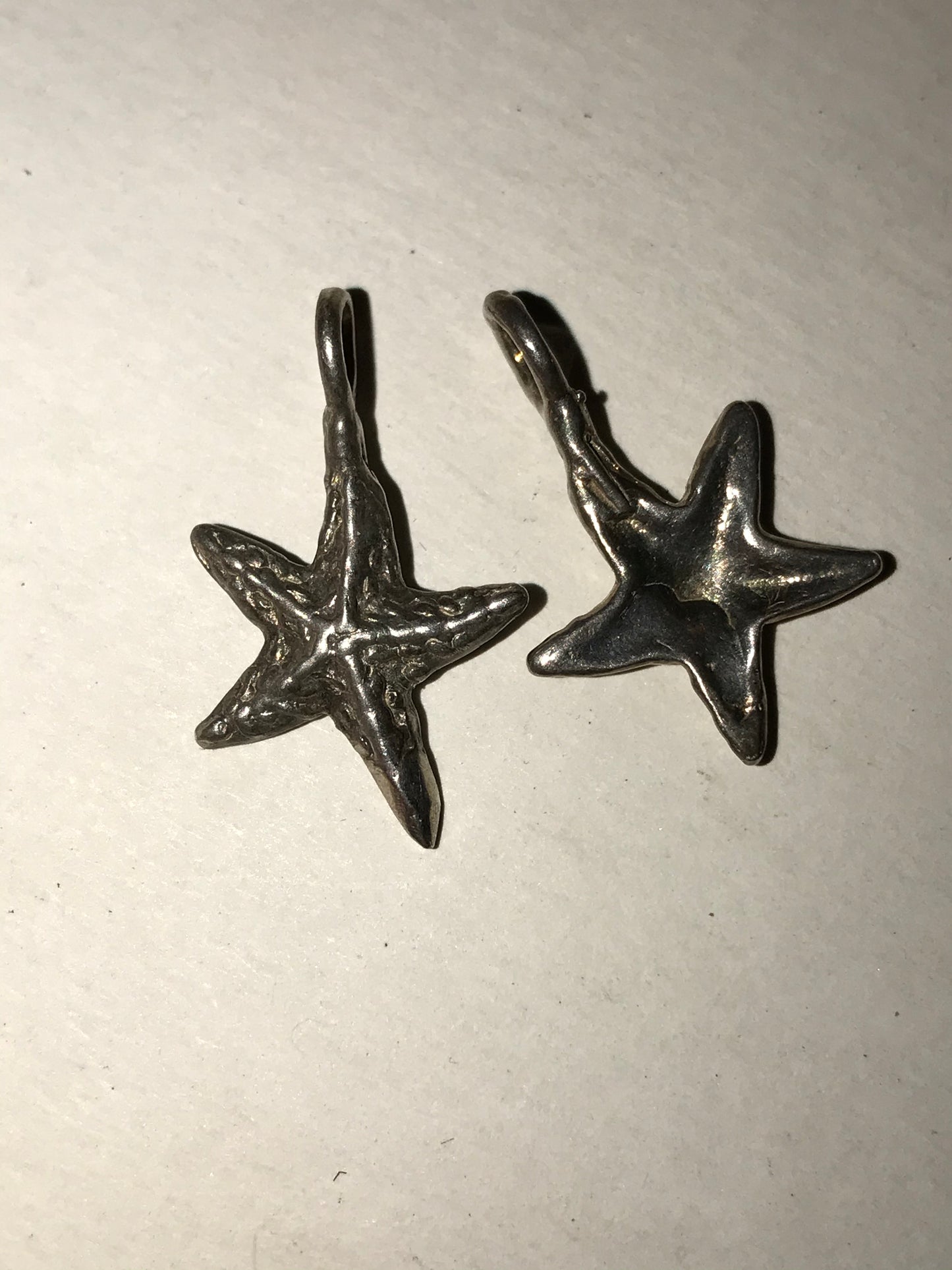 Small Silver Starfish Pendant
