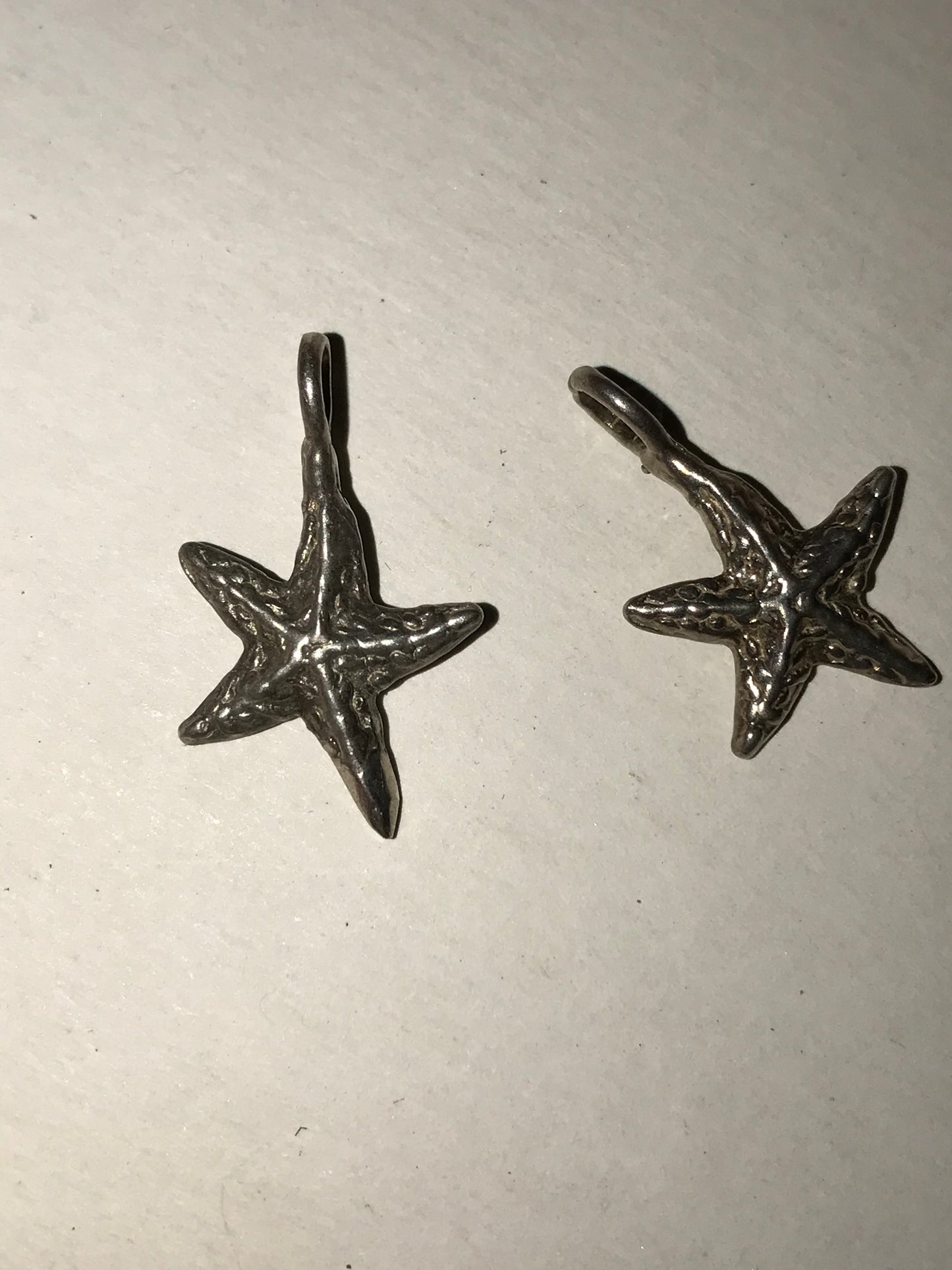 Small Silver Starfish Pendant