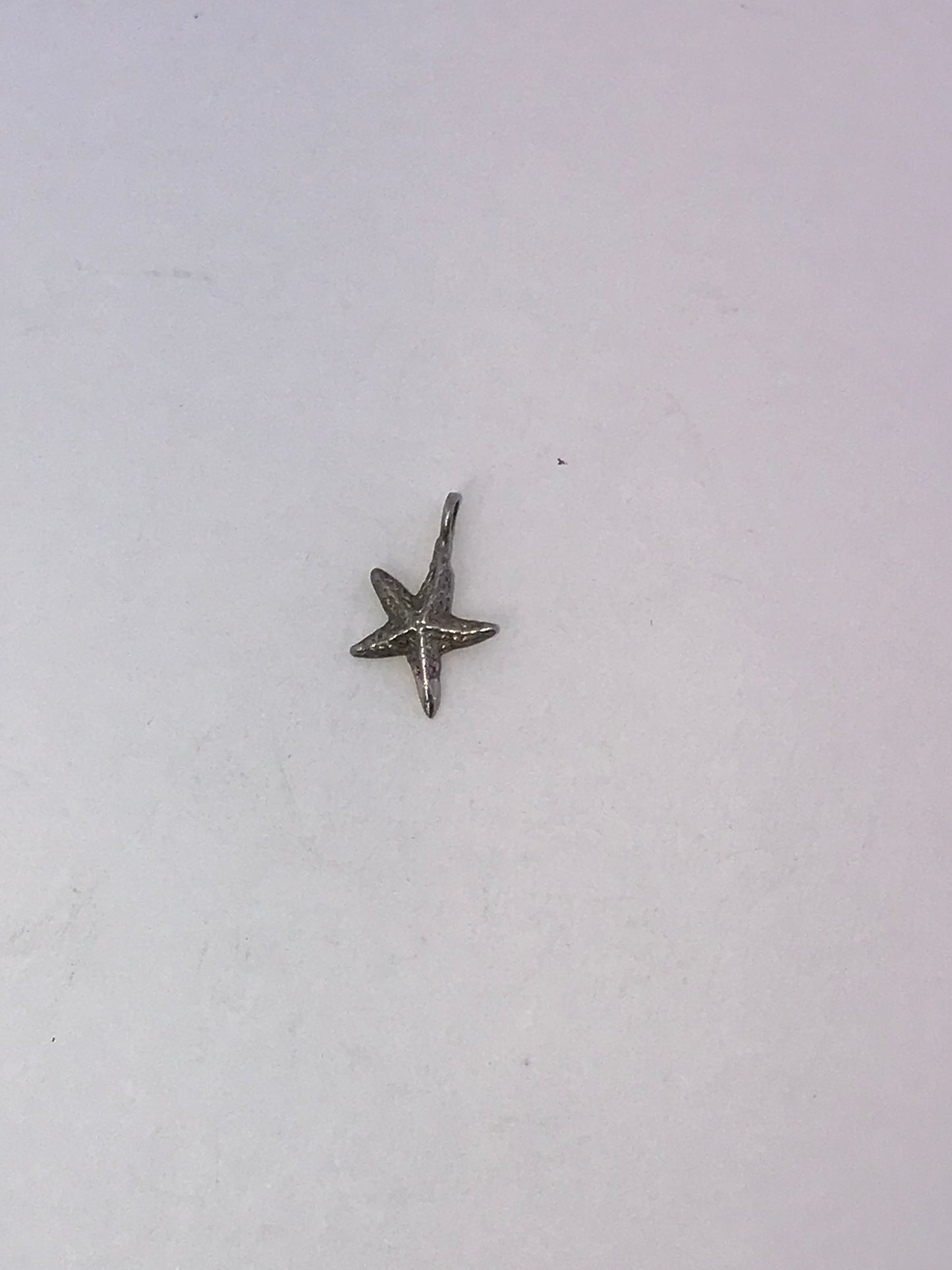 Small Silver Starfish Pendant