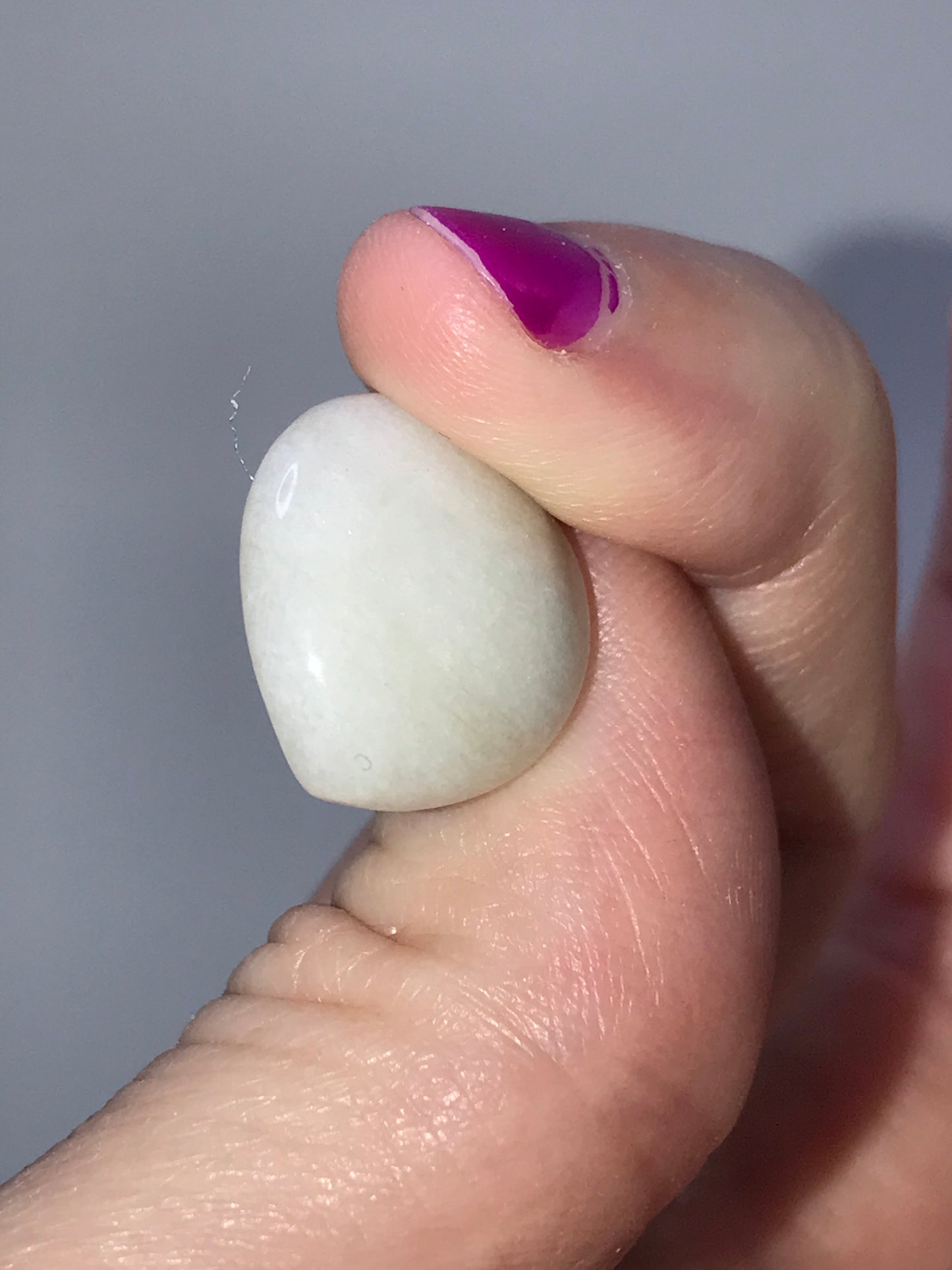 Snowy Quartz Heart Pendant
