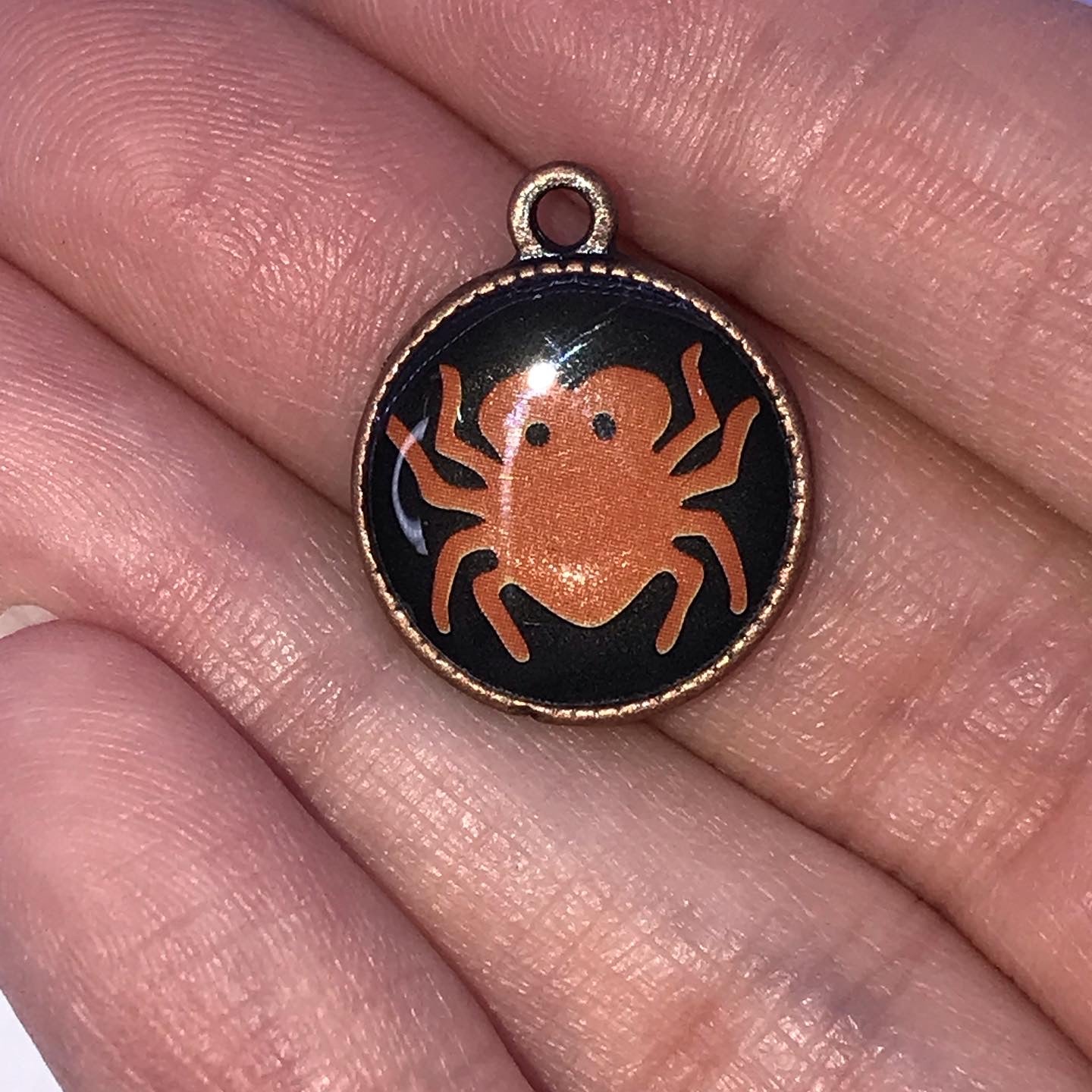 Cute Round Spider Charm