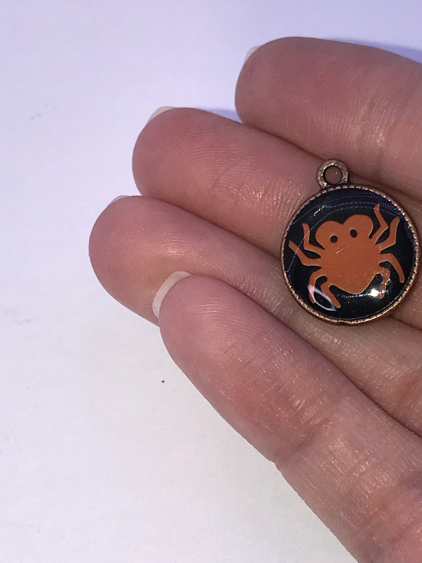 Cute Round Spider Charm