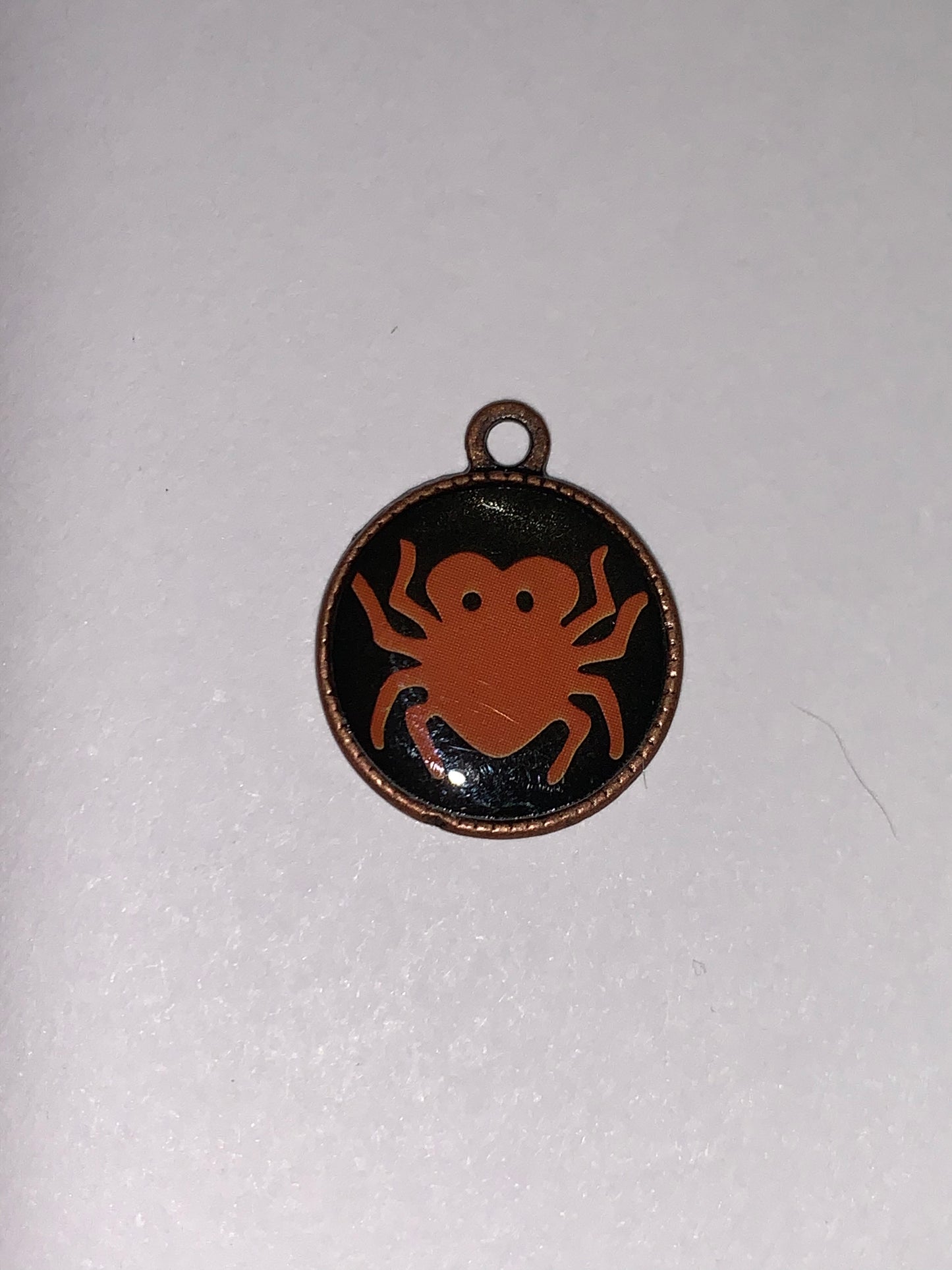 Cute Round Spider Charm