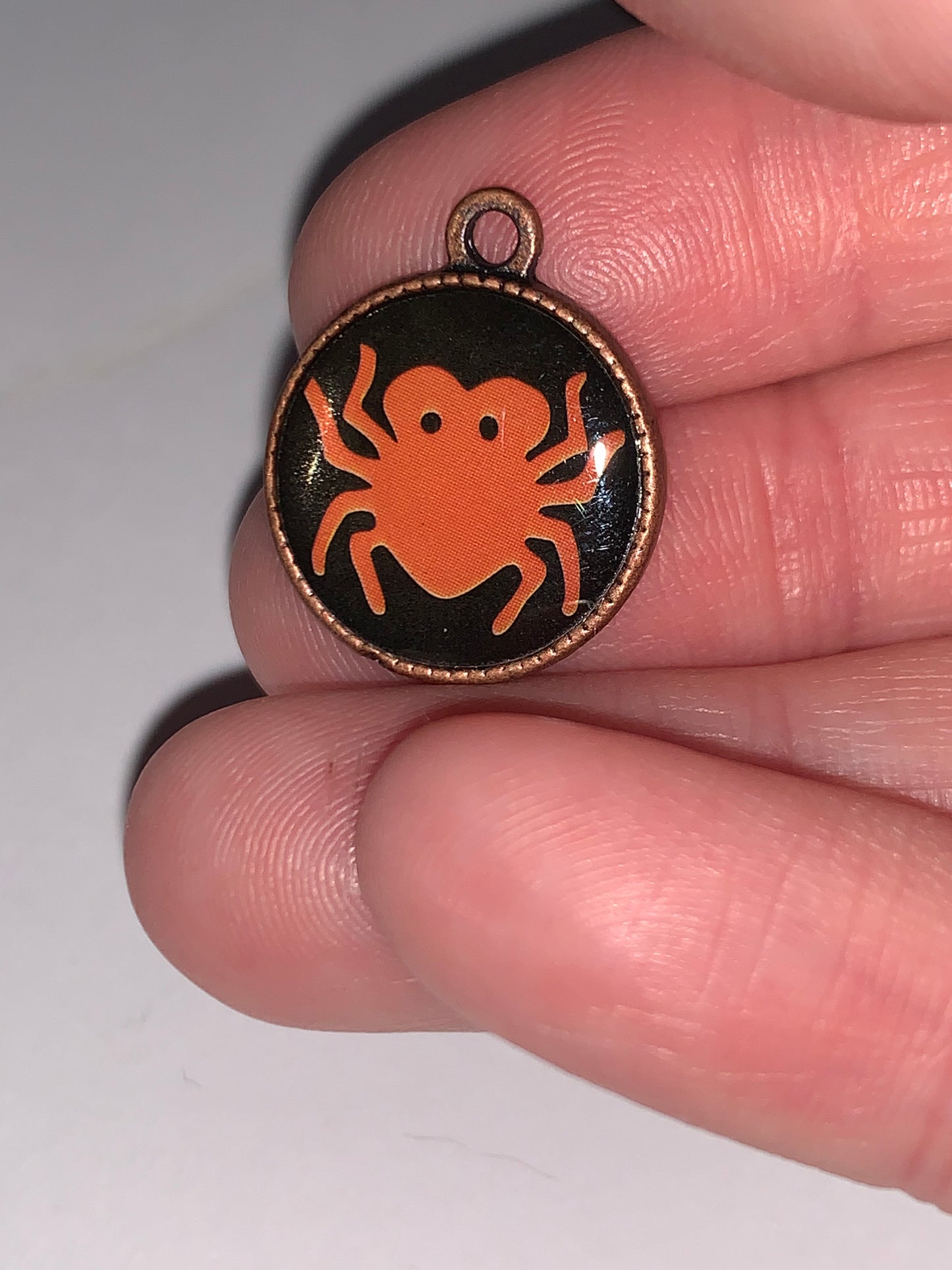 Cute Round Spider Charm