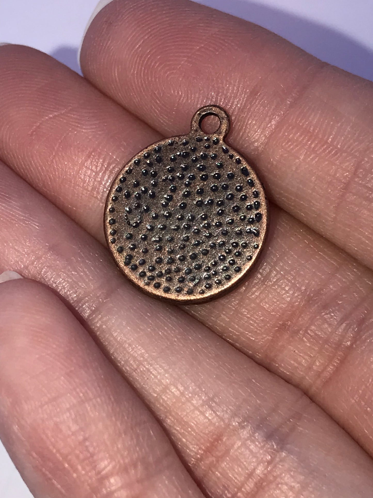 Cute Round Spider Charm