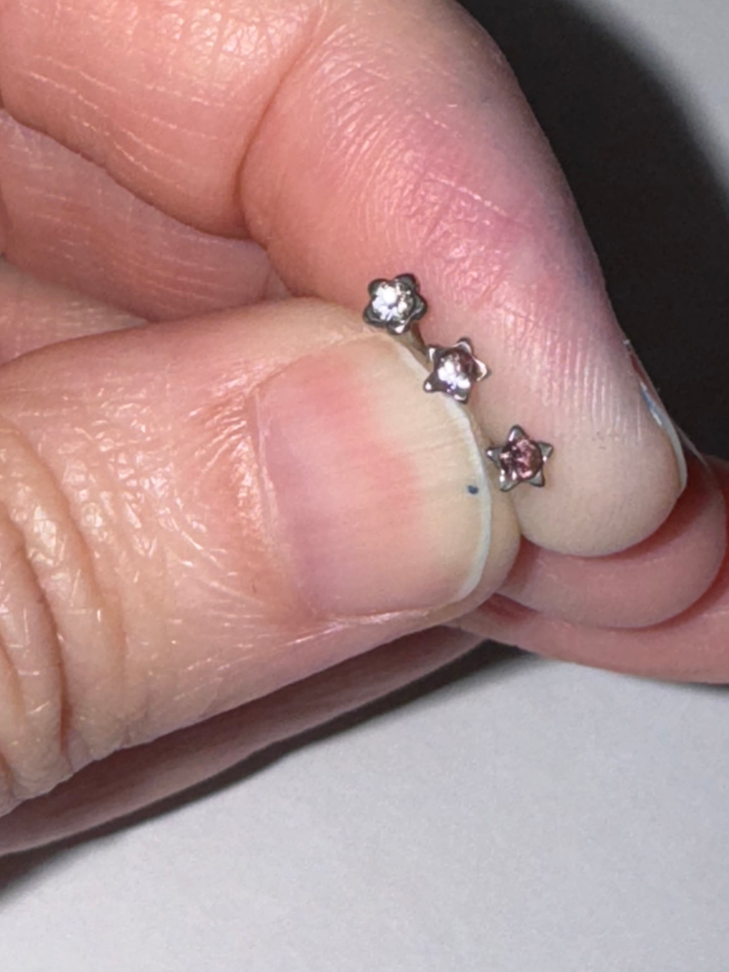 20 Gauge Star Shaped Nose Rings