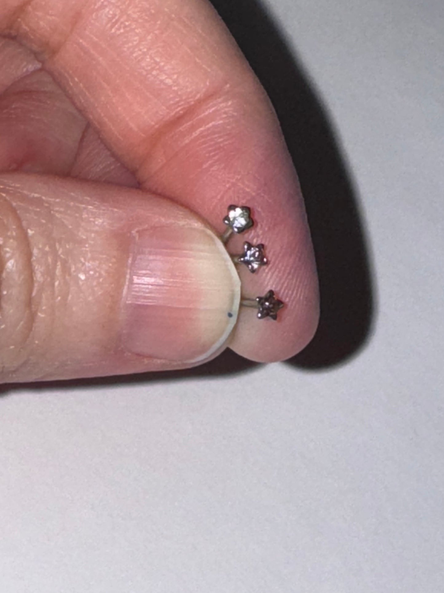 20 Gauge Star Shaped Nose Rings