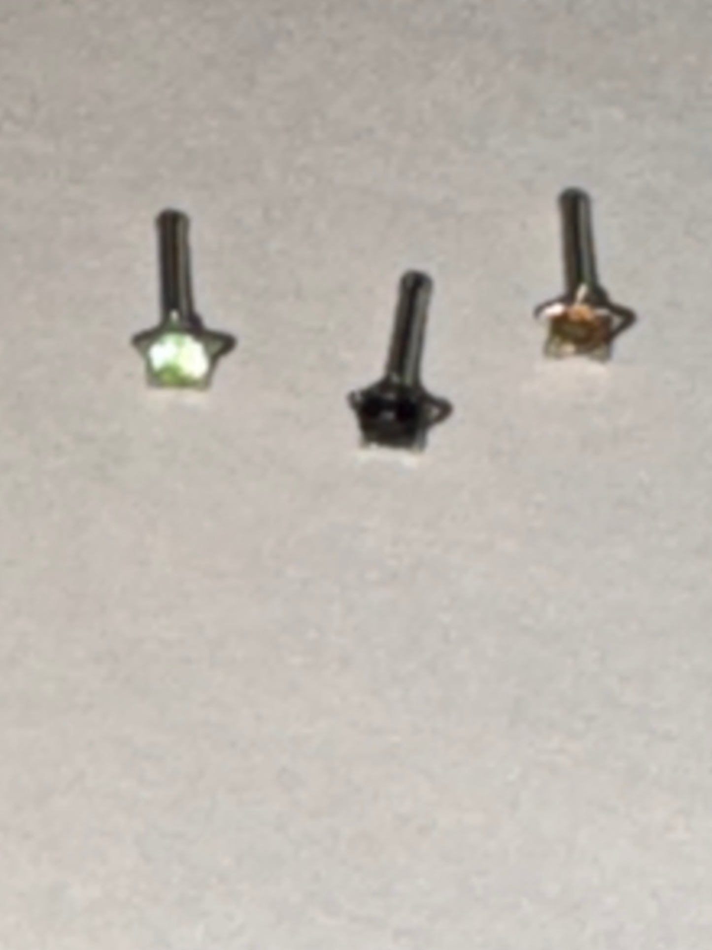 20 Gauge Star Shaped Nose Rings
